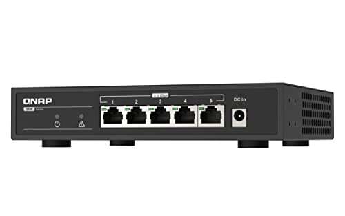 [Amazon Prime] Qnap QSW-1105-5T 5 Port 2,5 Gbps Unmanaged Switch