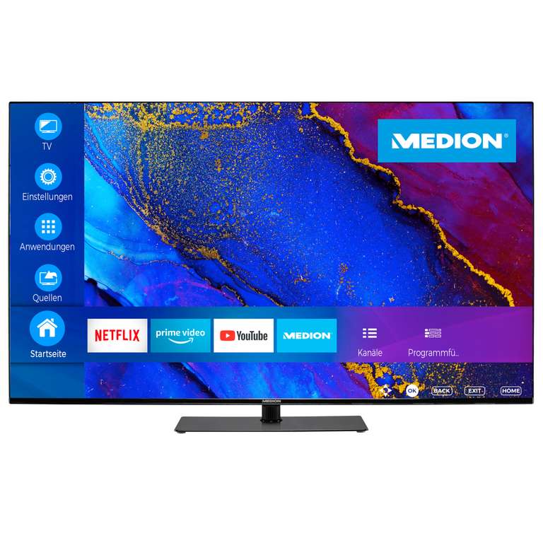 (Corporate Benefits) 55" 4K UHD TV Medion LIFE X15567 (MD 30128) LCD SMART-TV