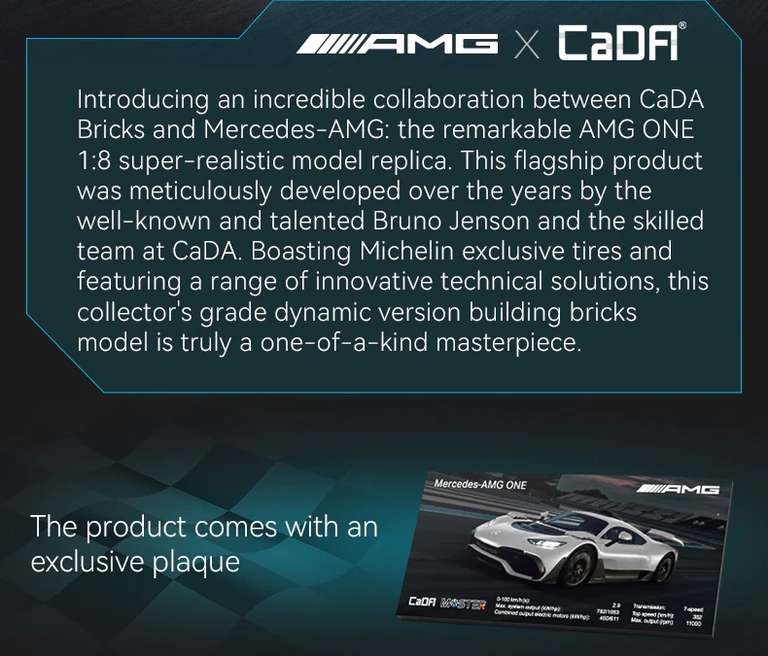 CaDA Mercedes-AMG ONE C61503W (motorisiert)