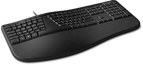 [Amazon Prime Vorbestellung] Microsoft Ergonomic Keyboard (deutsches Tastaturlayout, QWERTZ)