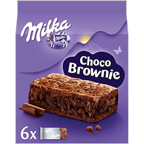 (Prime) Milka Choco Brownie 13 x 150g, Einzeln verpackte Schokoladenkuchen von Milka (1,20€ pro Stück)