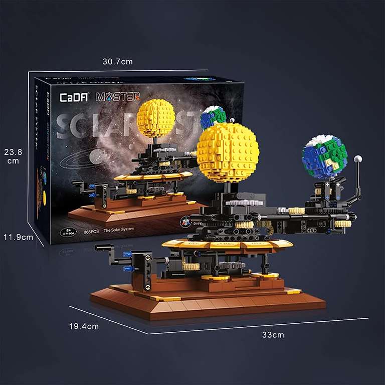 CaDA C71004 Solar System Set, Erde und Sonnenuhr für 27,65€ (Barweer.com - Versand aus China) Klemmbausteine ohne Box