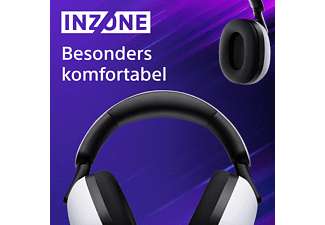 SONY INZONE H7, Over-ear Gaming Headset Bluetooth Weiß