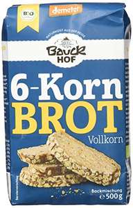 [Amazon Prime] Bauckhof 6-Korn-Brot Vollkorn Demeter, 6er Pack (6 x 500 g) - im Spar-Abo nur 10,15 € (1,69 € pro Pack)