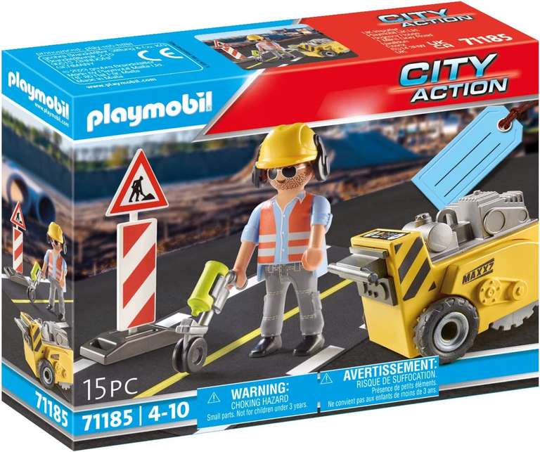 Playmobil - Bauarbeiter mit Kantenfräser (71185) für 5,99€ (Amazon Prime)