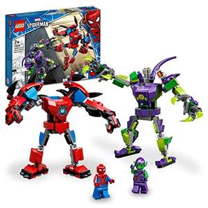 LEGO Marvel 76219 Spider-Mans und Green Goblins Mech-Duell, Superheroes Set mit Action-Figuren (Prime/Otto flat)