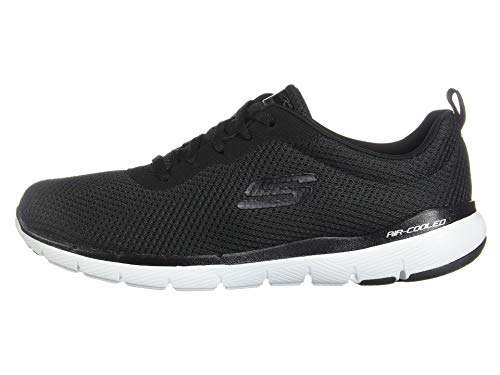 [Prime] Skechers Damen Flex Appeal 3.0 First Insight Sneaker | black/white | Größe 36 - 42