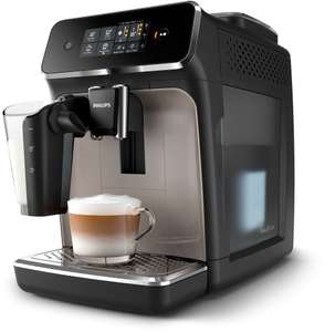Philips Kaffeevollautomat 2200 Series, 3 Kaffeespezialitäten, LatteGo Milchsystem, Braun (EP2235/40)