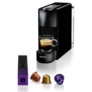 Krups Nespresso Essenza Mini ‎XN1108 Kaffeekapselmaschine (0,6 Liter; 19 bar; Energiesparmodus) + 12 Kapseln