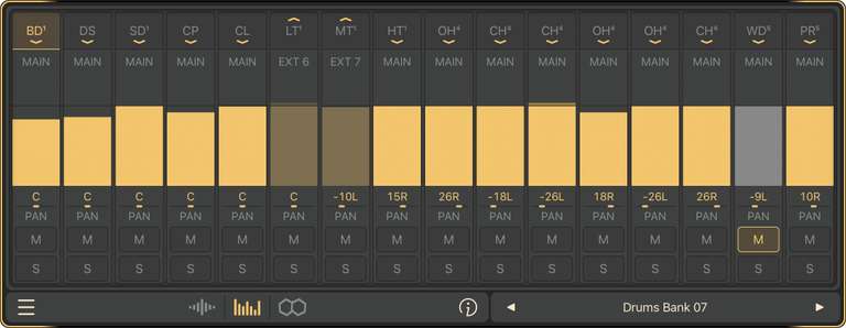 [iOS & Mac] FAC Drumkit // 16 Voices Drum Synthesizer und Stereo Sample Player // AuV3