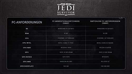 [Amazon] Star Wars Jedi Survivor PC-Version zum Bestpreis!