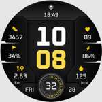 109° - Pace Watch Face [WearOS Watchface][Google Play Store]