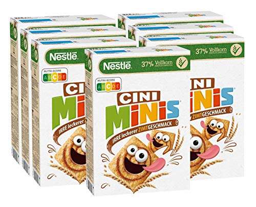 Nestle CINI MINIS Zimt Müsli 7er Vorratspack (7 x 375 g) für 15,58 € inkl. Prime-Versand (statt 23,03€)