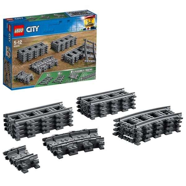 LEGO City 60205 Schienen, 20 Stück
