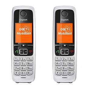 [amazon] Gigaset C430HX DUO - 2 DECT-Mobilteile mit Ladeschale, Schnurlose Telefone für Router und DECT-Basis, Farbdisplay, Schwarz-Silber