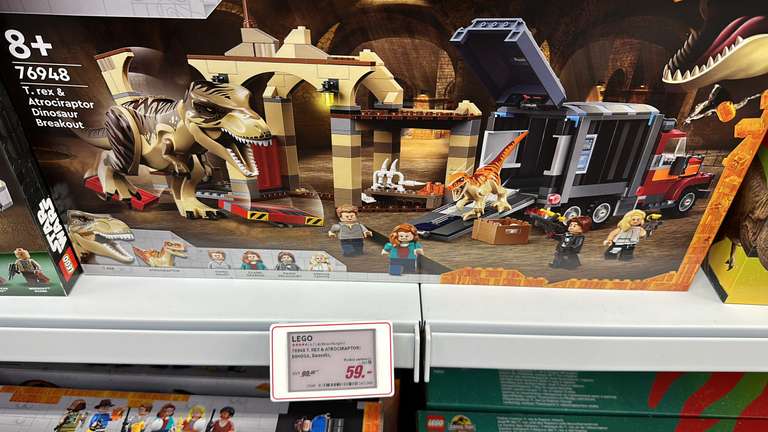 Lokal Media Markt Koblenz- Lego 76948 T. rex & Atrociraptor Dinosaur Breakout