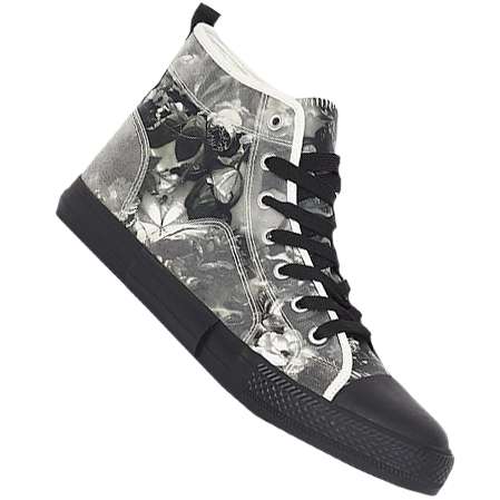 BRAVE SOUL Herren Sneaker Grey Floral High für 6,90€ + 3,95€ VSK (Größen 39 bis 47)