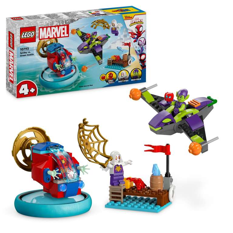 [Prime] BESTPREIS, LEGO 10793 - LEGO Marvel Spidey und Seine Super-Freunde Spidey vs. Green Goblin
