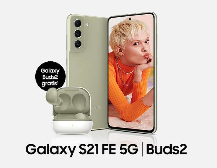 [Klarmobil Telekom-Netz] Galaxy S21 FE 128 GB + 2x Galaxy Buds 2 & 6GB LTE & Allnet für 24,99€ mtl. + 19,99€ AG + 19,99€ ZZ
