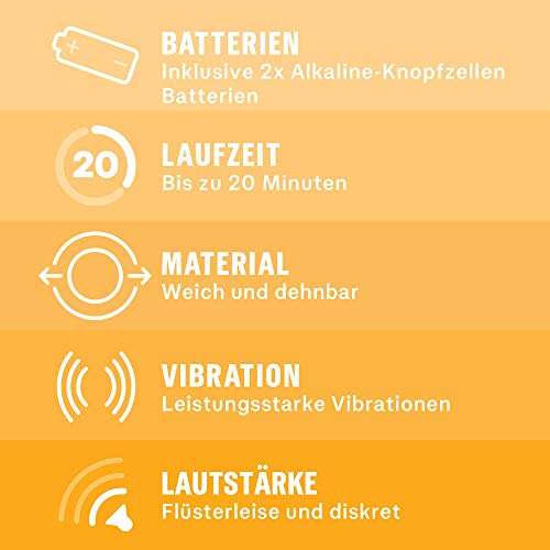 Durex Vibrations Ring - Angenehm weicher Penisvibratorring zur Stimulation im Intimbereich, 1 Stück für 3,75€ (Spar-Abo Prime)