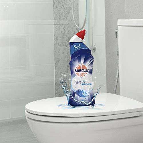 Sagrotan WC-Reiniger Ozeanfrische – 2in1 4x750ml, 2,39€/Flasche (Prime Spar-Abo)