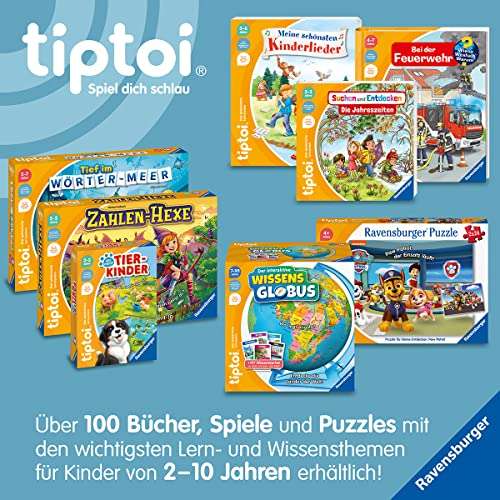 Ravensburger tiptoi 00165 Quiz Dinosaurier, Quizspiel für Kinder ab 6 Jahren, für 1-4 Spieler ('Prime/MM Abh)