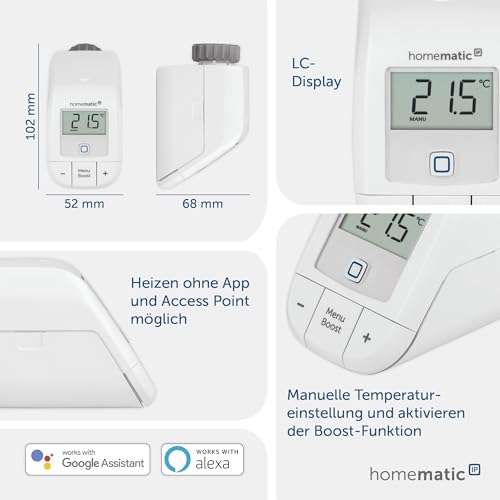 Homematic IP - Thermostat - Basic - HmIP-eTRV-B