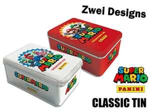 Panini Online-Shop: Super Mario TCG Tin Boxen Rot und Weiß