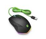 HP Pavilion USB Gaming Maus 200 (RGB-Beleuchtung, bis zu 3.200 dpi, 5 Funktionstasten) schwarz / Grün - Amazon Prime