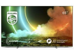 PHILIPS 65OLED706 OLED TV (65 Zoll, 4K, HDMI 2.1, 120Hz, VRR, ALLM, 3-seitiges Ambilight, 790 Nits, FreeSync und G-Sync)