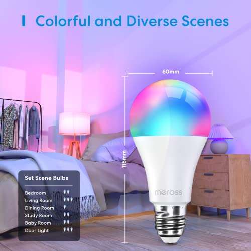Viererpack Smarte LED-Birnen mit Alexa für 26,99 Euro (Amazon Prime)