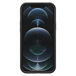 OtterBox Slim Serie Hülle für iPhone 12 Pro Max mit MagSafe, sturzsicher, ultraschlank, getestet nach Militärstandard, Schwarz/Grau (Prime)