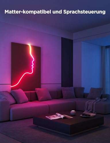 Govee Neon Rope Light 2, 5 Meter LED Strip- matter, Apple, Alexa, Google
