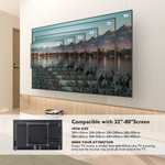 BONTEC TV Wandhalterung für 32-80 Zoll Bildschirme bis zu 60kg, Max VESA 600x400mm (Prime)