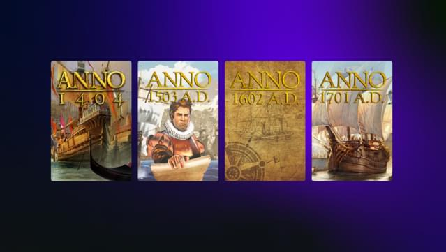 GOG | Anno Bundle - PC - inkl. 1404 Gold / 1503 / 1602 / 1701
