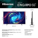 HISENSE 55E7KQ PRO - TV QLED 55(139cm) - 144Hz - UHD 4K - Dolby Vision,Dolby Atmos, 2 x HDMI 2.1 eff. ~459,- WGs