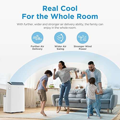Midea Mobiles Klimagerät Real Cool 35 Raumgröße bis 117m³(43㎡)
