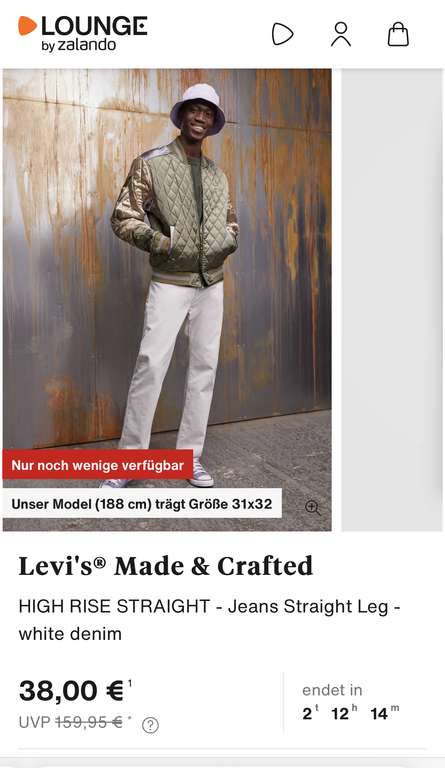 Levi's Jeans HIGH RISE STRAIGHT (Zalando Lounge)