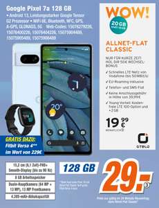 Lokal St. Wendel | Vodafone-Netz+RNM | Google Pixel 7a + FitBit Versa 4 & Otelo Allnet-Flat 20GB LTE = 19,99€ mtl. + 29€ ZZ | RNM