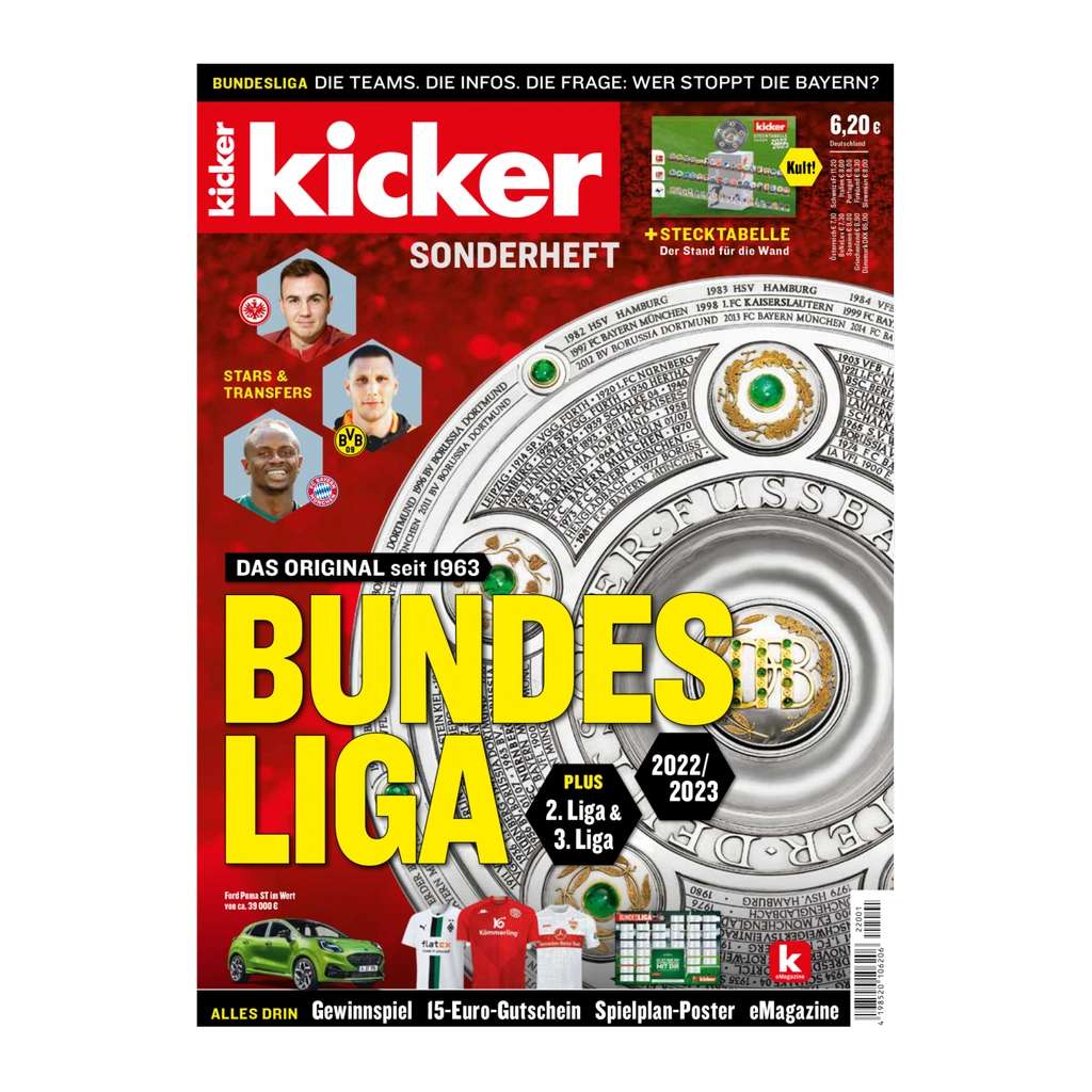 Kicker Bundesliga Sonderheft 22/23 KOSTENLOS (ePaper) mydealz