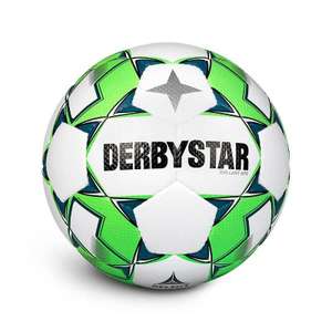 Derbystar Fussball Brillant APS v22 in weiss grün grau | Premium-Fußball, Gr. 5, FIFA QUALITY PRO