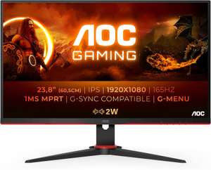 AOC 24G2SPU/BK 23,8 Zoll Full-HD Gaming Monitor (1 ms Reaktionszeit, 165 Hz) MediaMarkt