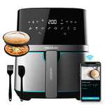 [Amazon] Cecotec Smart Oil-Free Fryer 5,5 L heißluftfritteuse mit Zubehör Cecofry 5500 Connected Pack. 1700 W, APP- und Touch-Steuerung