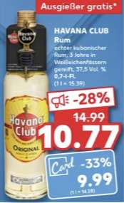 0,7l Havana Club Rum m. Ausgießer Gratis Kaufland