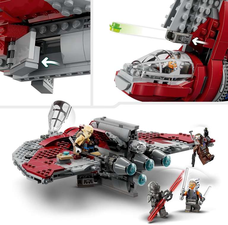 LEGO Star Wars 75328 Mandalorianer Helm / Ahsoka Tanos T-6 75362 für 48,99€ / 75376 Tantive IV für 51,99€