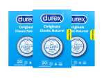 60 Durex Extra Safe Kondome für 18.95€, 60 Classic Natural für 21.95€ + 5.95€ Versand
