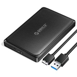 [Prime] ORICO Festplattengehäuse 2,5 Zoll USB 3.0, 5Gbps SSD Gehäuse 2.5 mit USB Kabel