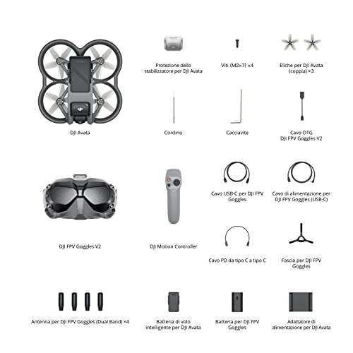 Drohne DJI Avata Fly Smart Combo (DJI FPV Goggles V2)