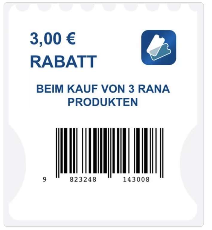 REWE Center - Rana Pfannen-Gnocchi 0,99€/Packung und Tagliatelle 0,89€/Packung (regional)