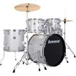 Ludwig LC17514 Accent Drive Silver Foil 5tlg. Schlagzeug Kesselsatz inkl. Hardware & Becken | Ludwig Accent Fuse 409€